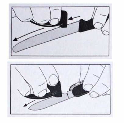 Малко джобно точило Victorinox, за вълнообразни и прави остиета