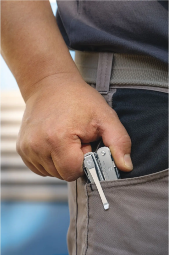 Клипс за Swiss Tool Spirit , сребрист