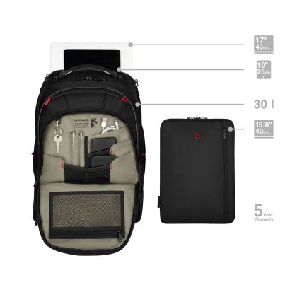 Бизнес Раница Wenger  за 15,6" лаптоп с отделение за таблет  ,модел   "Carbon Pro "