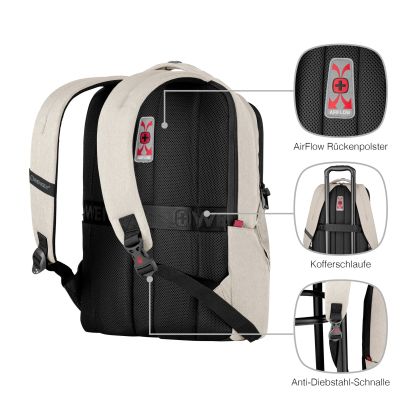 Раница  Wenger, MX Professional 16 inch Backpack, Sand
