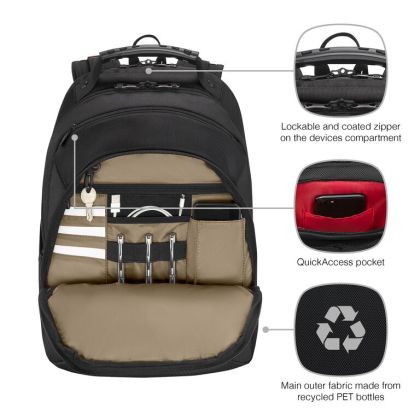 Раница Wenger   за лаптоп 16 ", Legacy Black Series