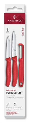 Комплект ножове за белене Victorinox Swiss Classic с I-белачка, 3 части