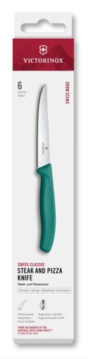 Комплект ножове за пица и стек Victorinox Swiss Classic, 6 части