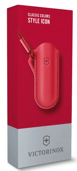 Кожен калъф с текстилна верижка Victorinox Style Icon