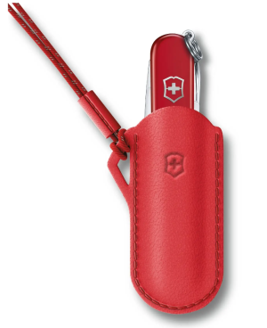 Кожен калъф с текстилна верижка Victorinox Style Icon
