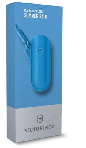 Кожен калъф с текстилна верижка Victorinox  Summer Rain