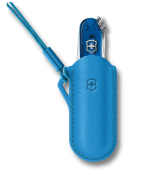 Кожен калъф с текстилна верижка Victorinox  Summer Rain