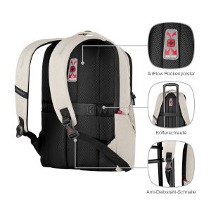 Раница  Wenger, MX Professional 16 inch Backpack, Sand