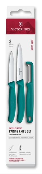 Комплект ножове за белене Victorinox Swiss Classic с I-белачка, 3 части