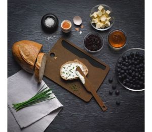 Дъска за рязане + дървено ножче за мазане