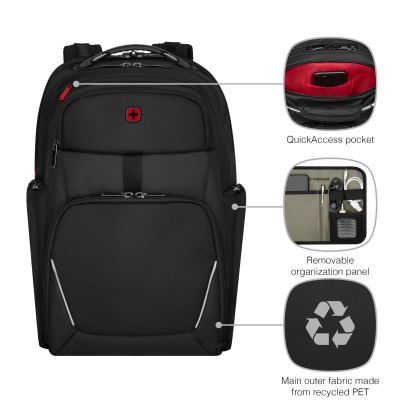 Раница за лаптоп 17" с джоб за таблет , Wenger , модел "Meteor "