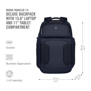 Раница Victorinox Werks Traveler 7.0 Deluxe с отделение за 15,6" лаптоп