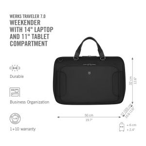 Чанта за пътуване  Victorinox Werks Traveler 7.0 Weekender